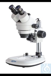Bild von Stereo-Zoom Mikroskop Trinokular, Greenough; 0,7-4,5x; HWF10x20; 3W LED